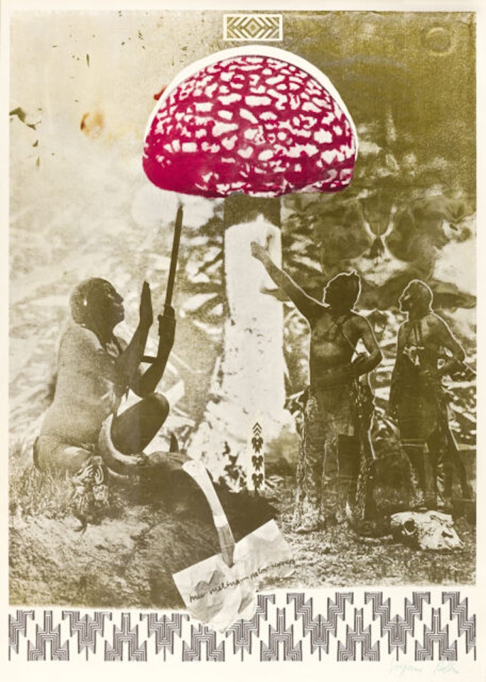 Mu nieltnam netorruprup. by Sigmar Polke