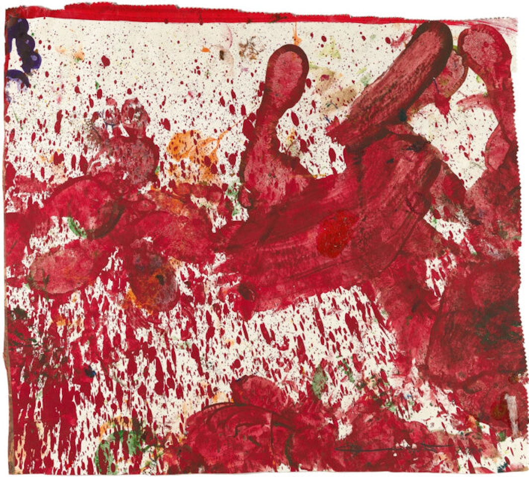 Action relic by Hermann Nitsch