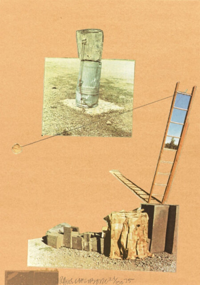 Composition (from the Man Ray Portfolio). by Robert Rauschenberg