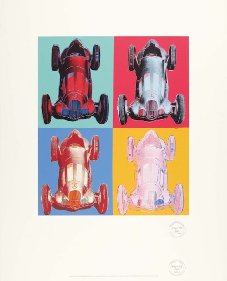 Cars (W 125 Grand Prix Car). by After Andy Warhol