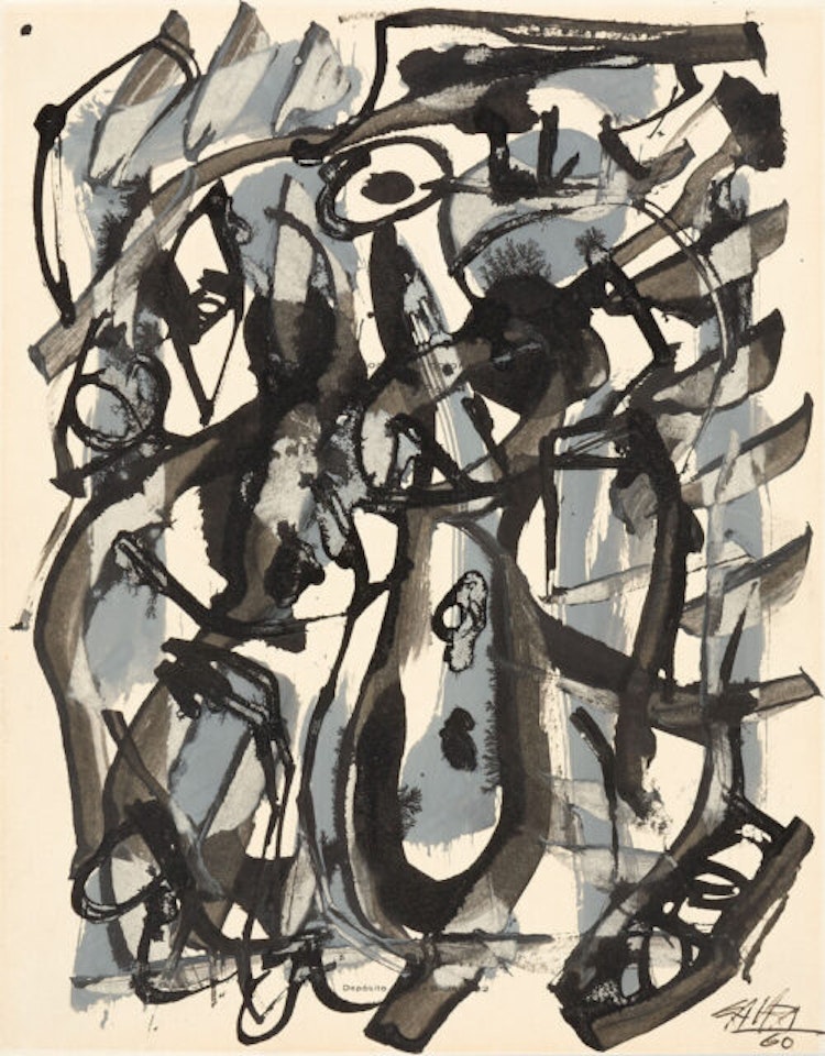 Untitled. by Antonio Saura