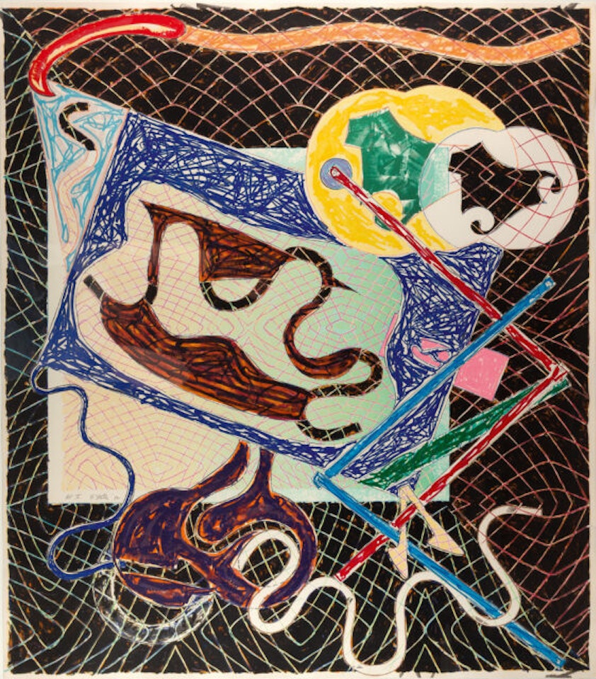 Sheet III from x Shards. by Frank Stella
