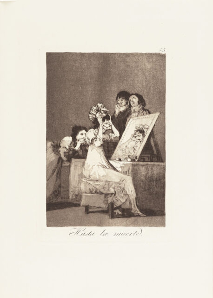 3 sheets x Los Caprichos by Francisco José de Goya