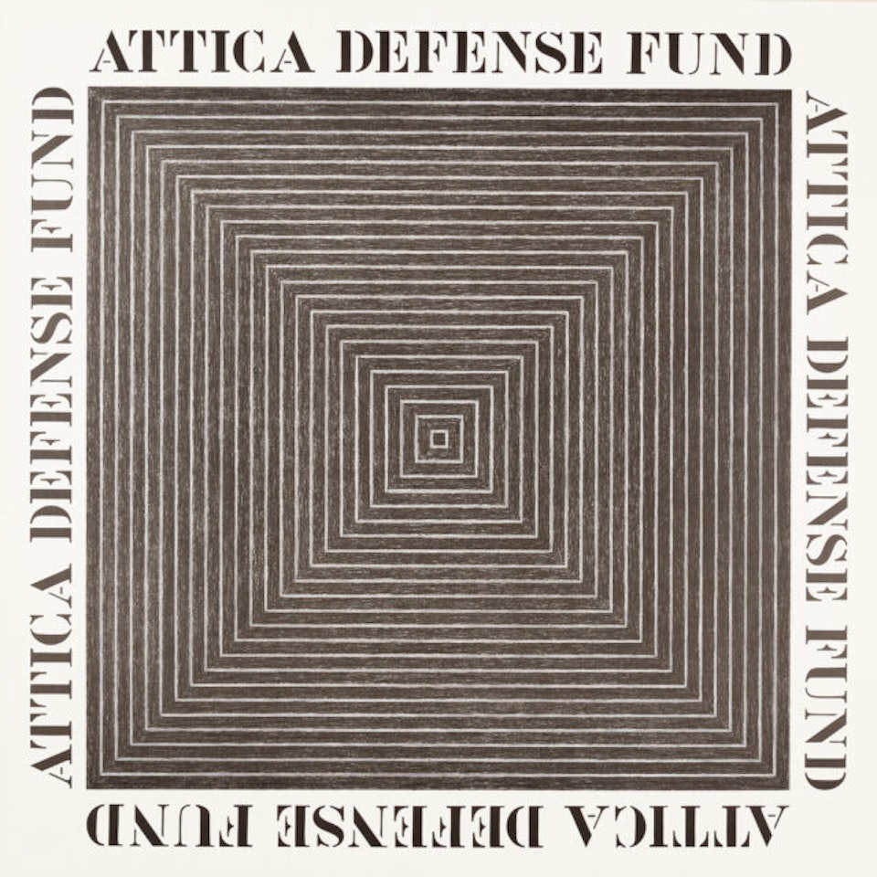 Poster x ATTICA DEFENSE FUND by Frank Stella