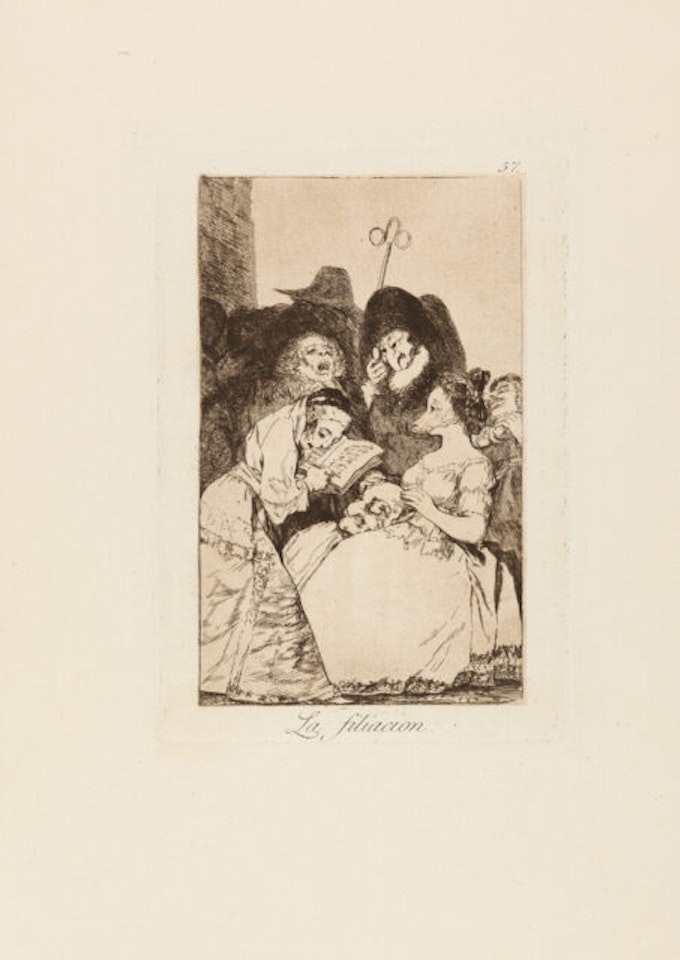 La filiacion. by Francisco José de Goya