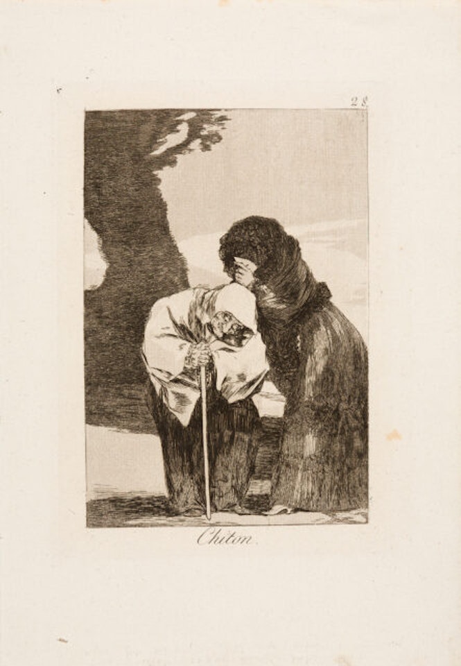 Chiton (psst!). by Francisco José de Goya
