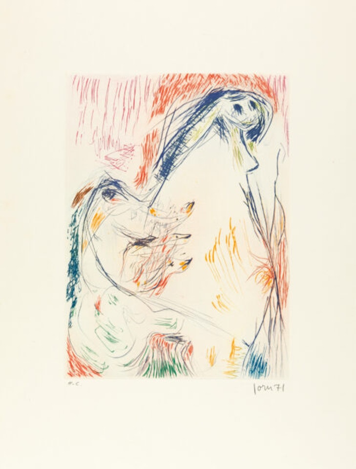 Proposition Enceinte from x Entrée de secours by Asger Jorn