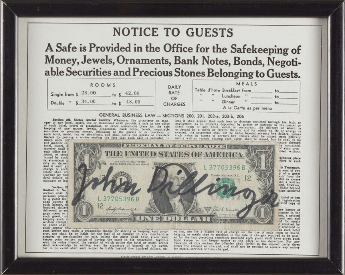 Notice to Guests. by Joseph Beuys