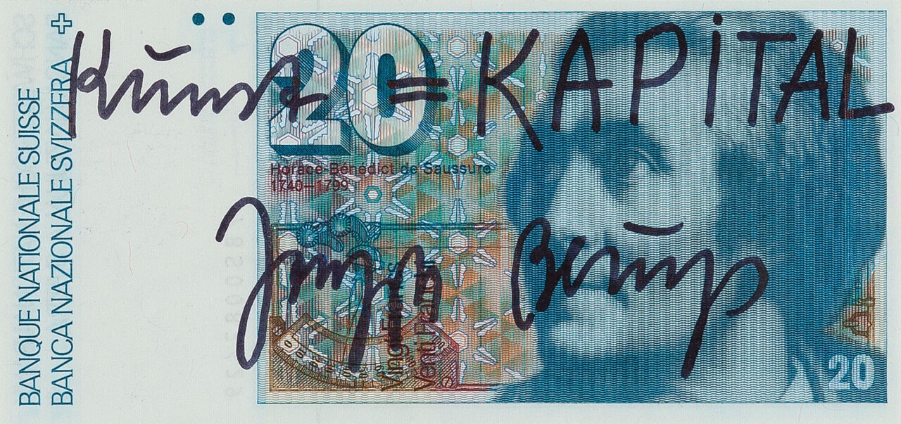 “Art = Capital”. by Joseph Beuys