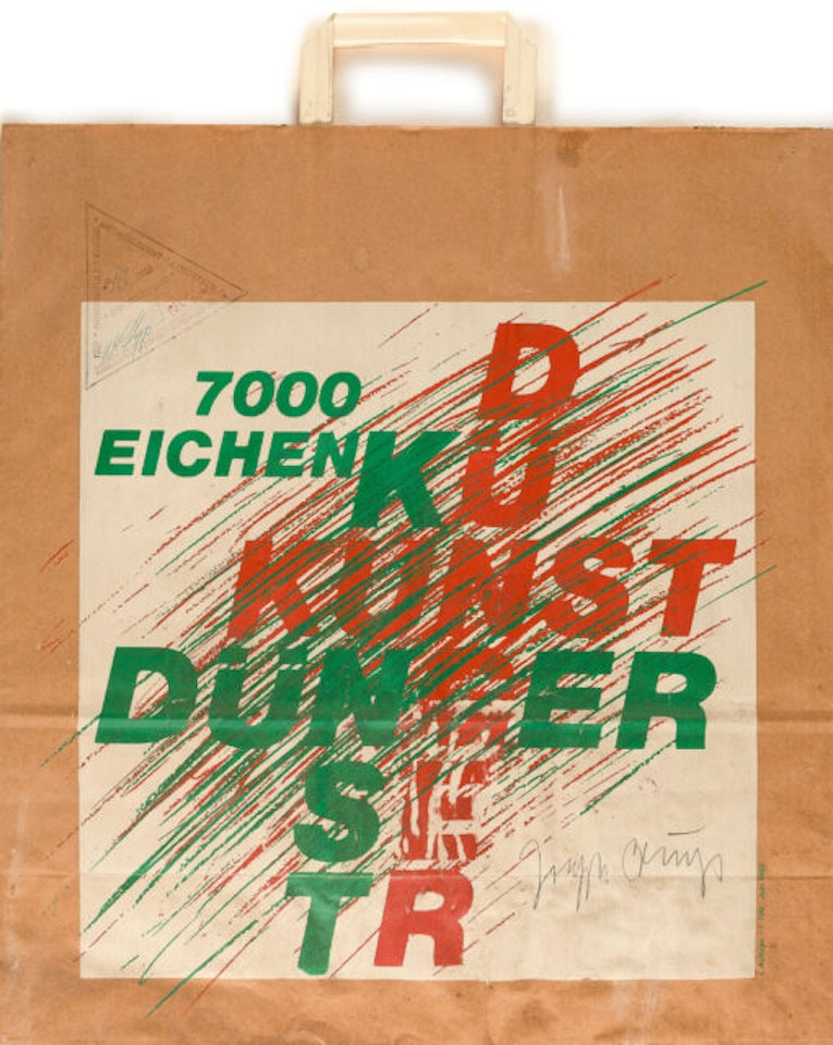 7000 oak bag. by Joseph Beuys