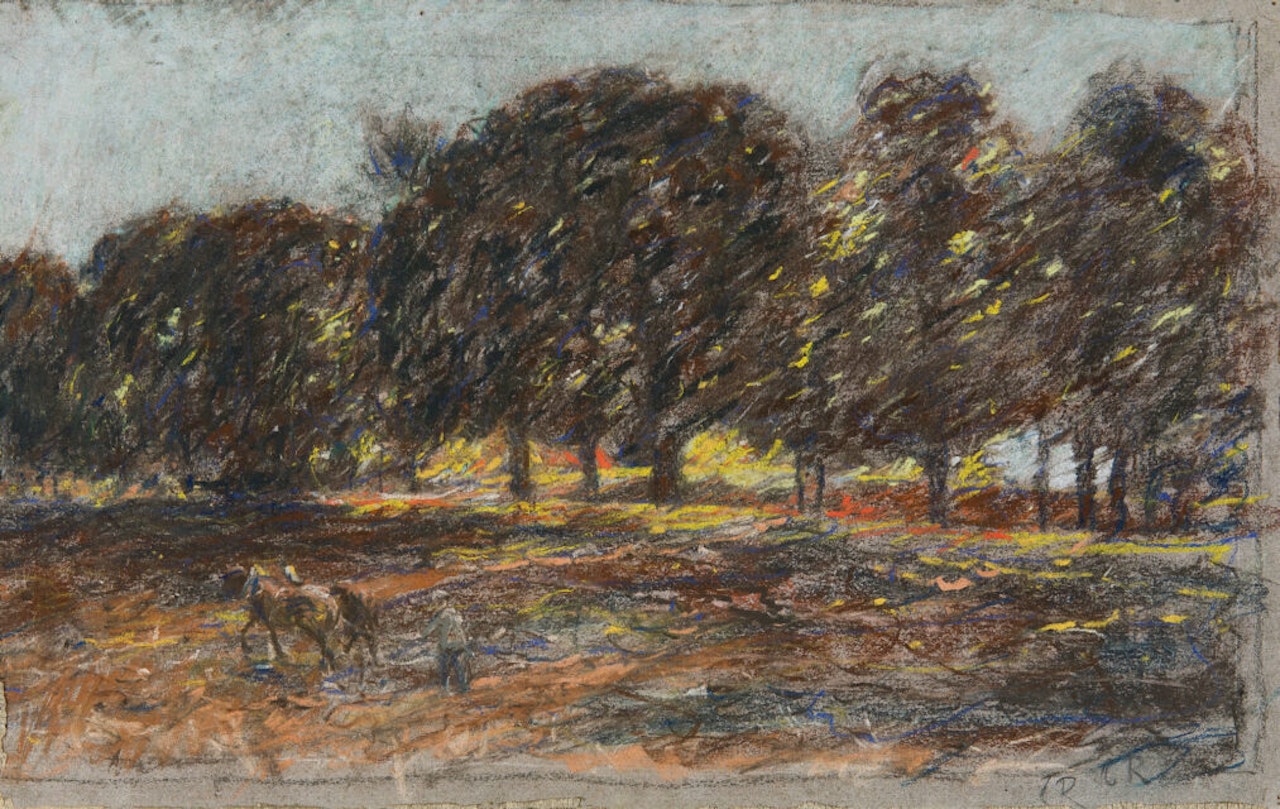 Belvederer Allee in Weimar by Christian Rohlfs