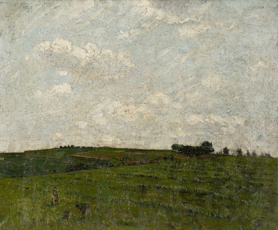 Heath landscape (near Weimar). by Christian Rohlfs