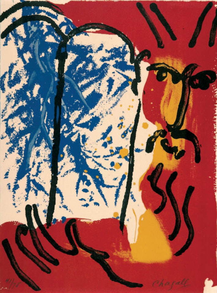 Moses. by Marc Chagall