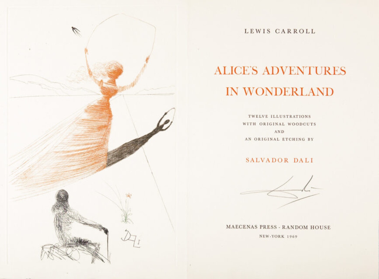 Episode of 13 sheets: Alice in Wonderland by Salvador Dali