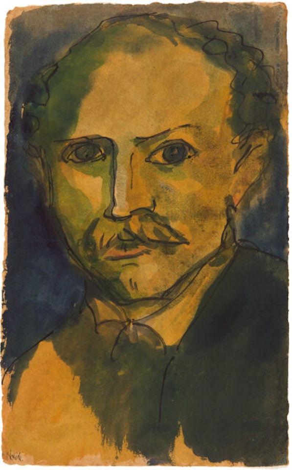 Self-portrait. by Emil Nolde