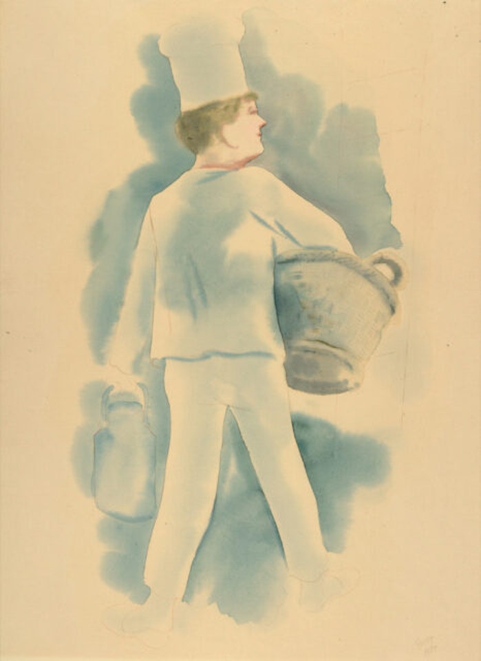 Baker boy, Berlin by George Grosz