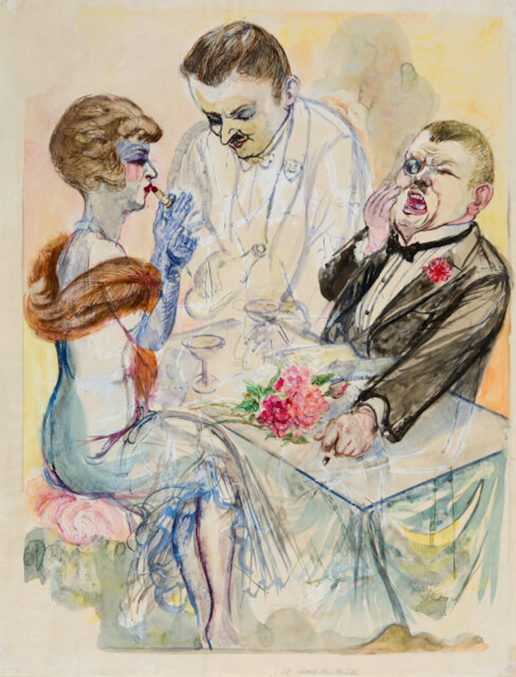“After the Theater”. by George Grosz