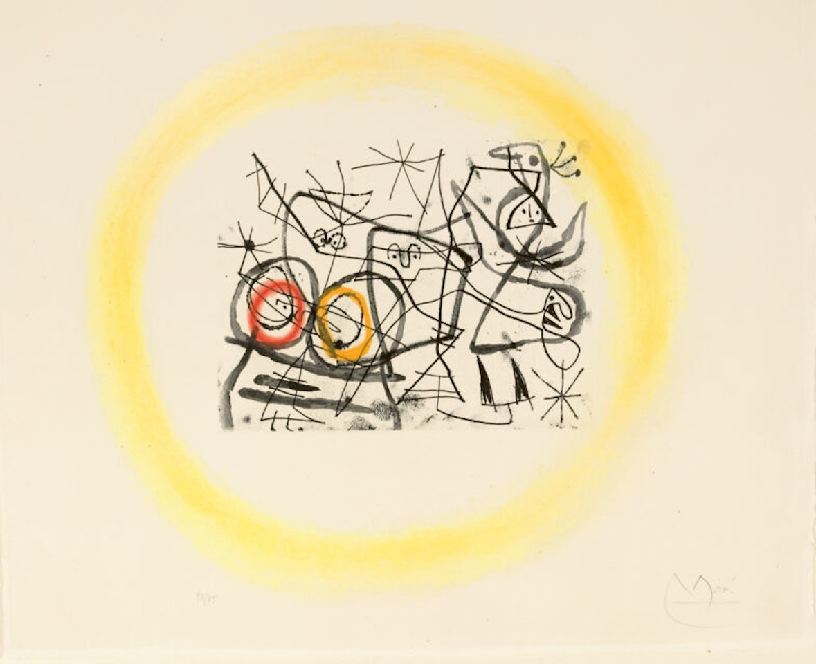 Preparatifs d"oiseau II. by Joan Miró