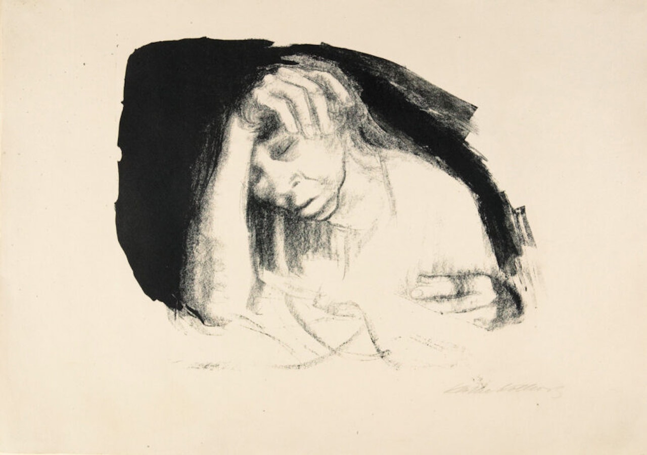 Home work. by Kathe Kollwitz