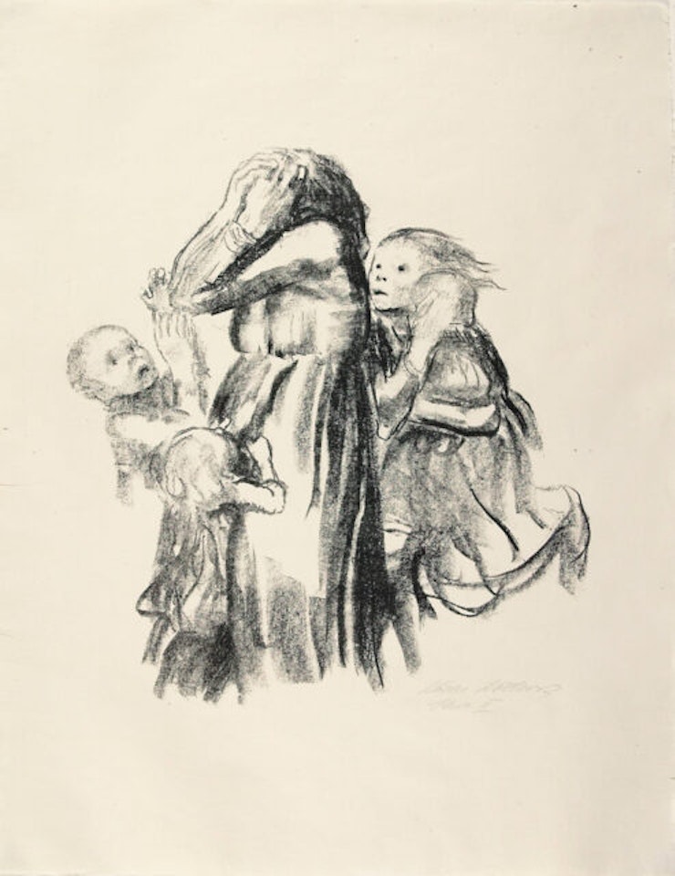 Fallen. by Kathe Kollwitz
