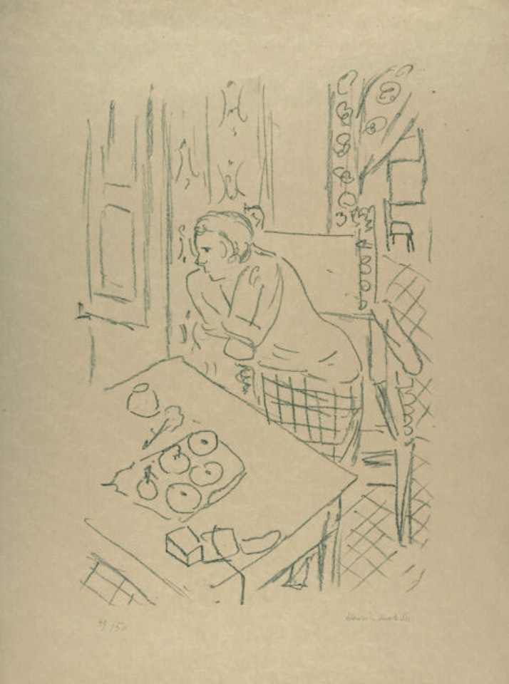 Figure in an interior. by Henri Matisse