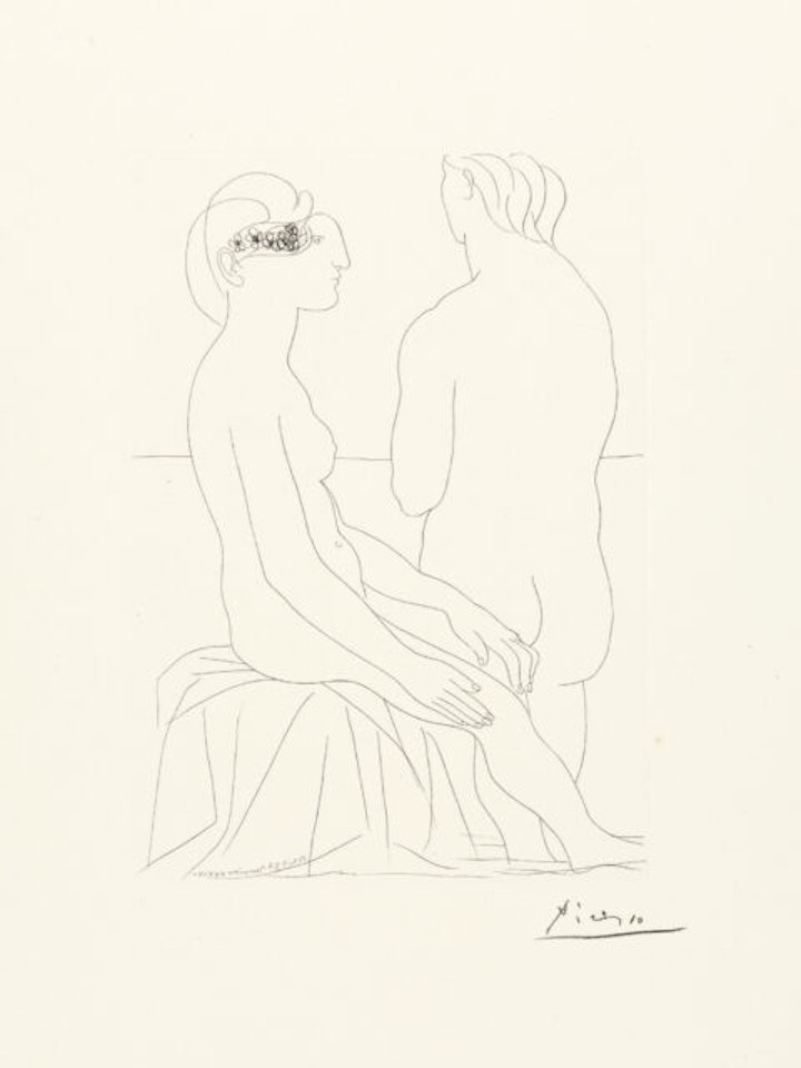 Femmes au Bain. by Pablo Picasso