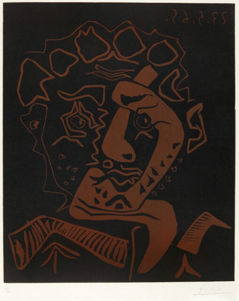 Tête d"Histrion (Le Danseur) by Pablo Picasso