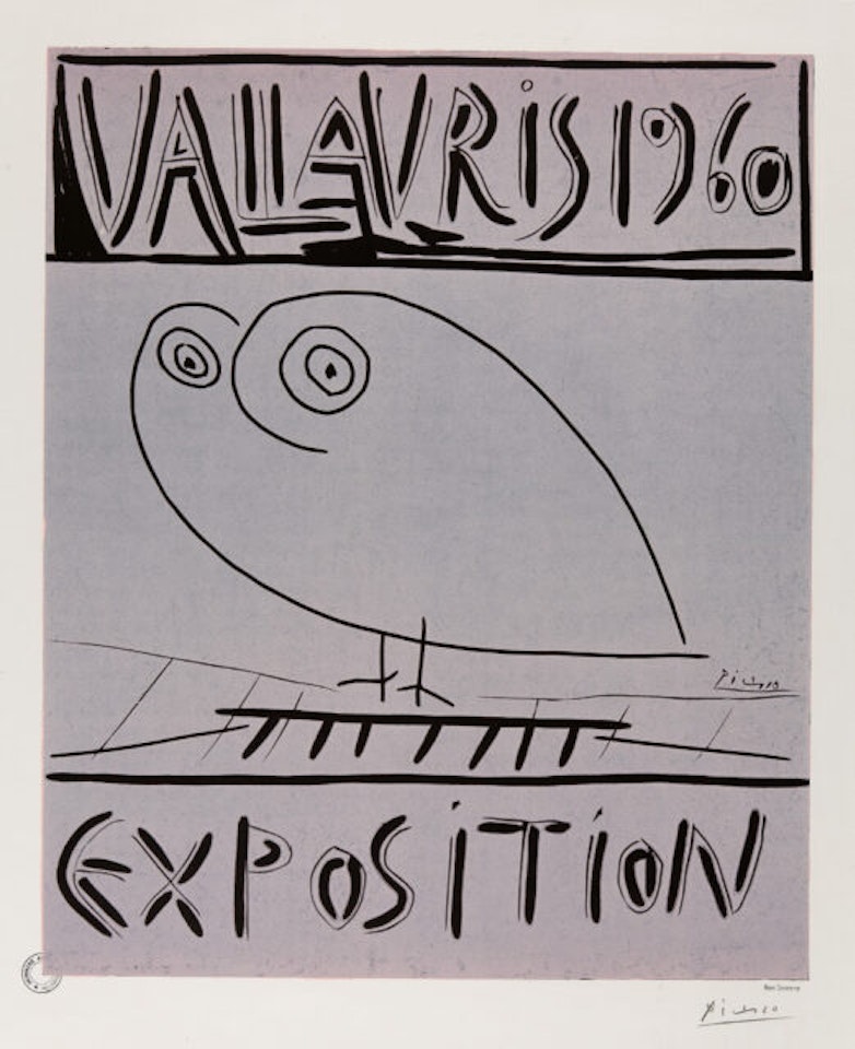 Vallauris 1960 exposition. by Pablo Picasso