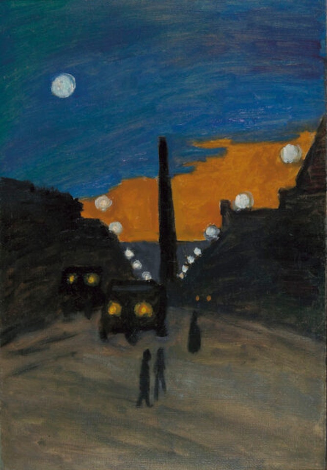 Street (twilight). by Gabriele Münter
