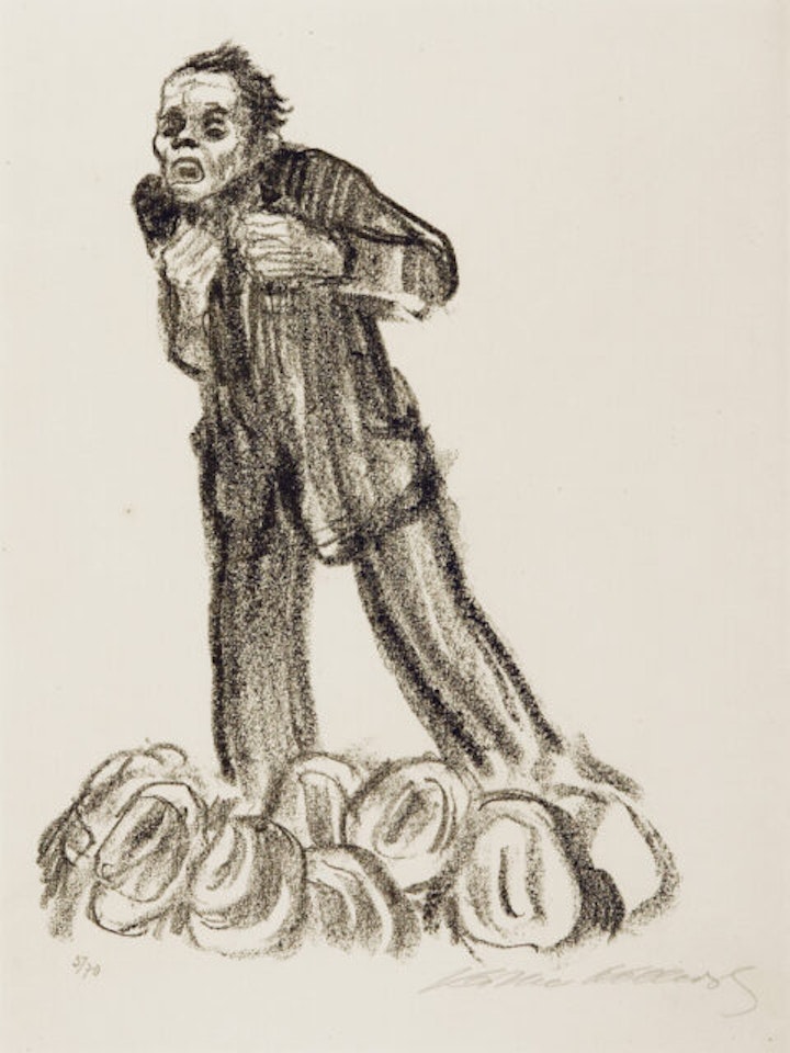 The agitation speaker by Kathe Kollwitz