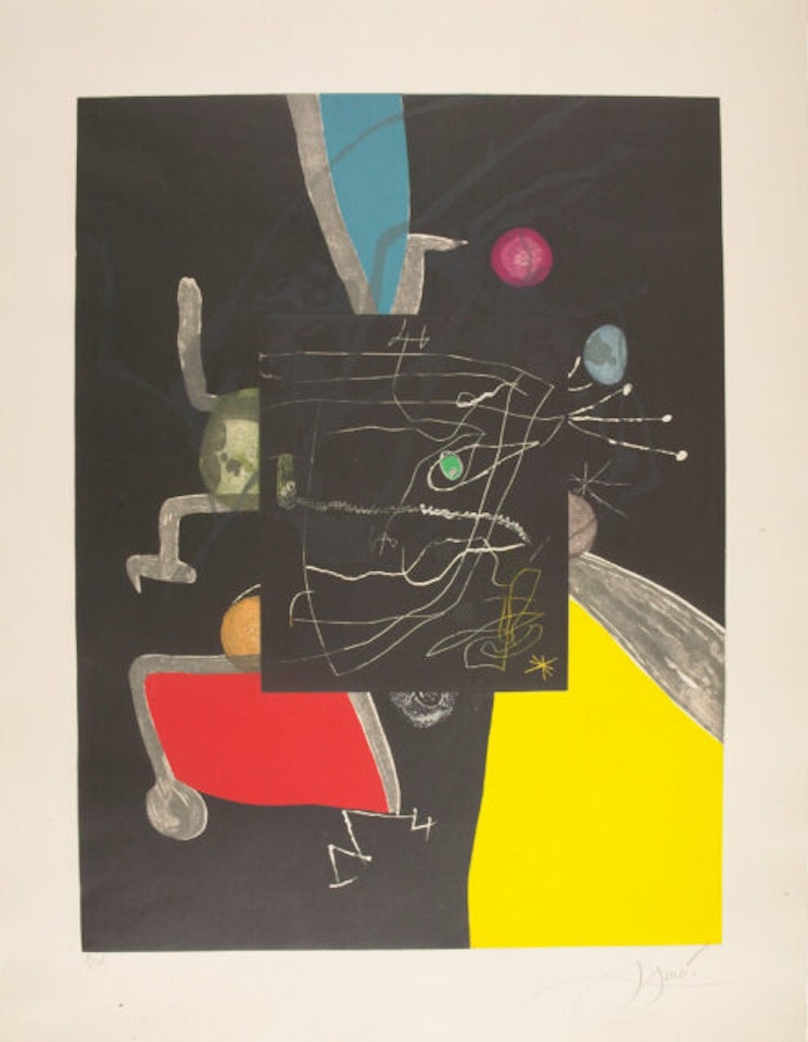 Libre dels sis Sentits V. by Joan Miró