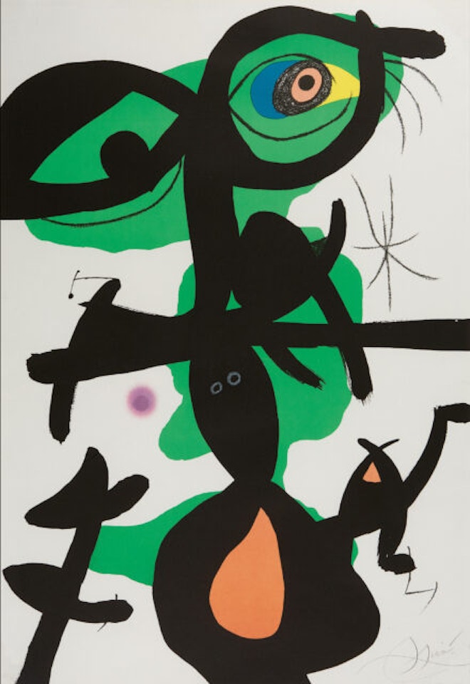 Sheet 9 from: Oda a Joan Miró. by Joan Miró