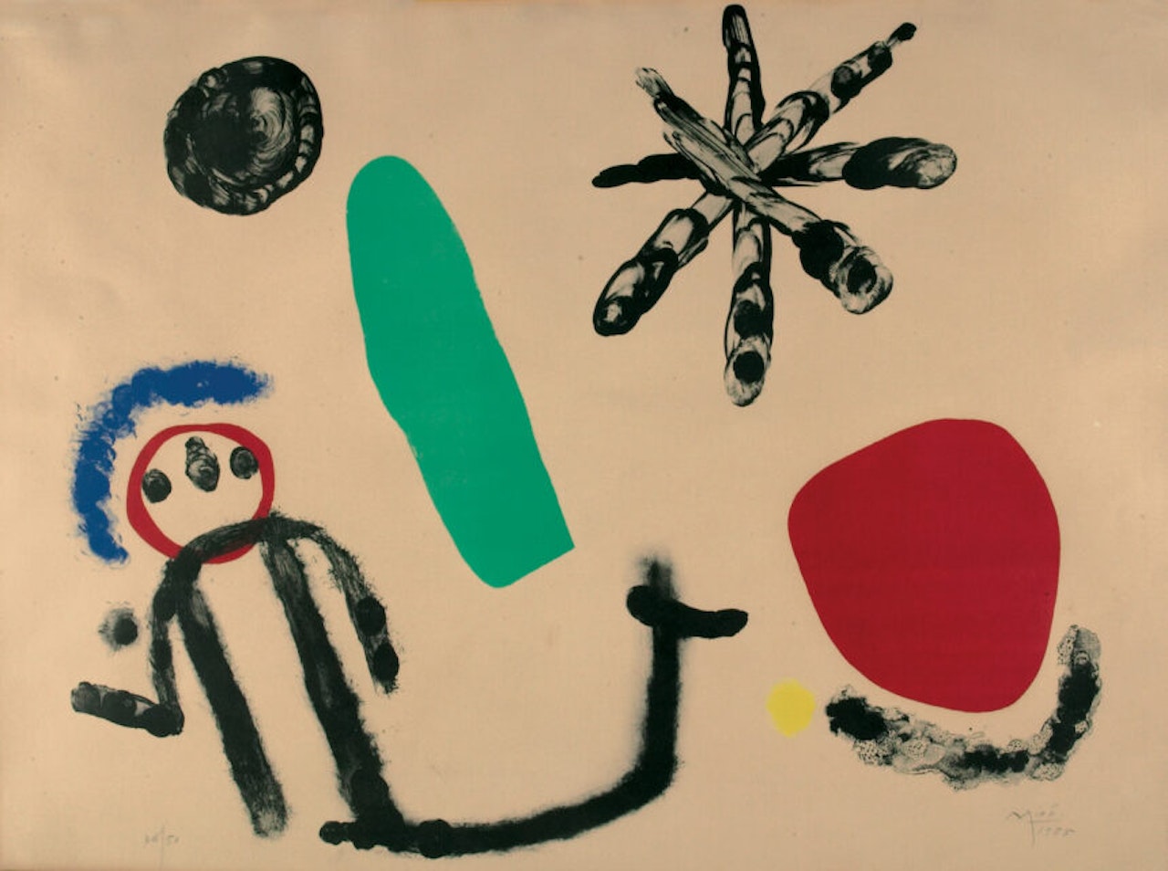 L"Indifférent. by Joan Miró
