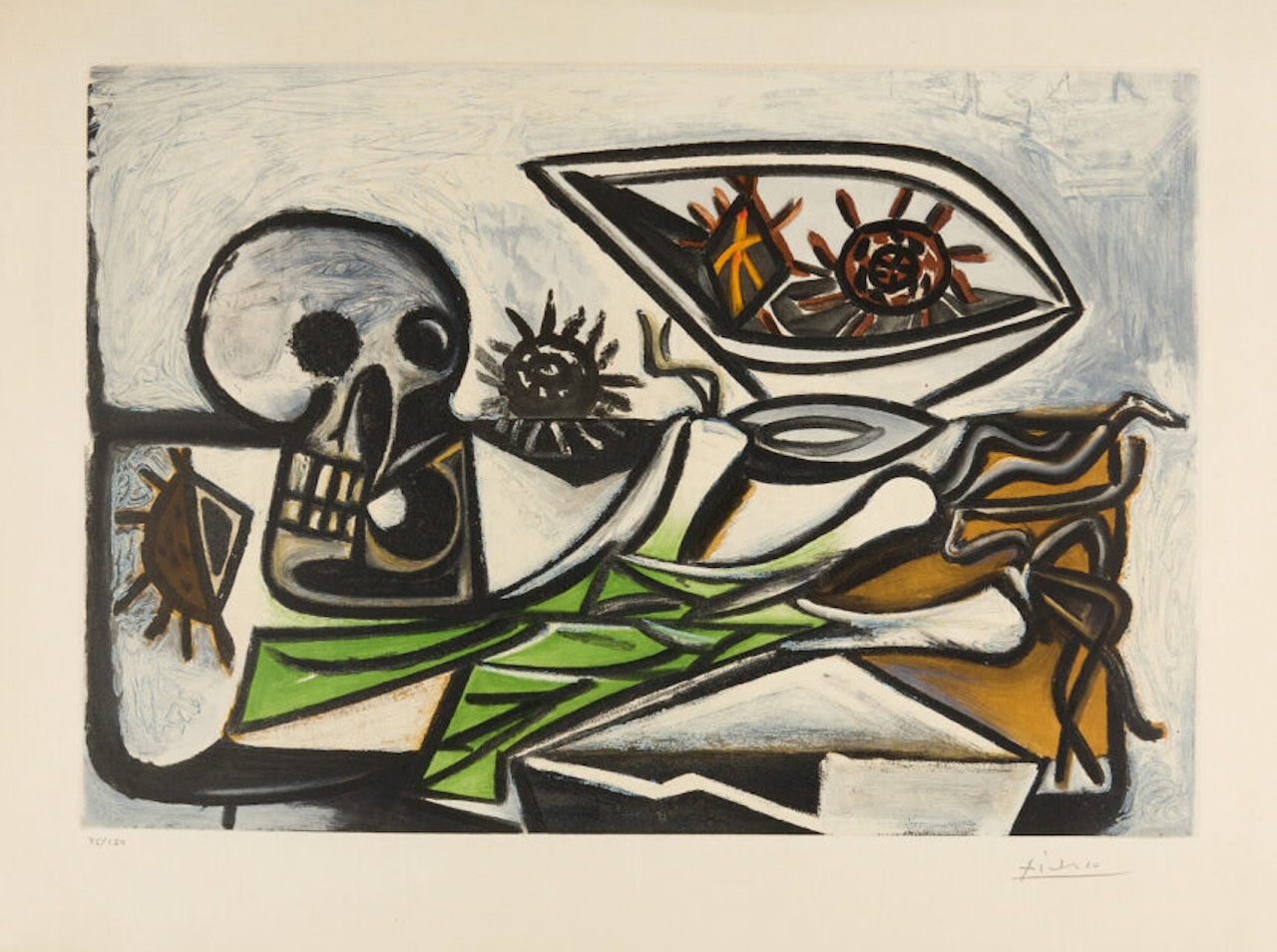 Nature dies au crâne by Pablo Picasso