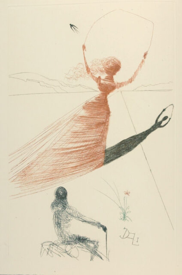 Figueras; 5 sheets from: “Alice in Wonderland”. by Salvador Dali
