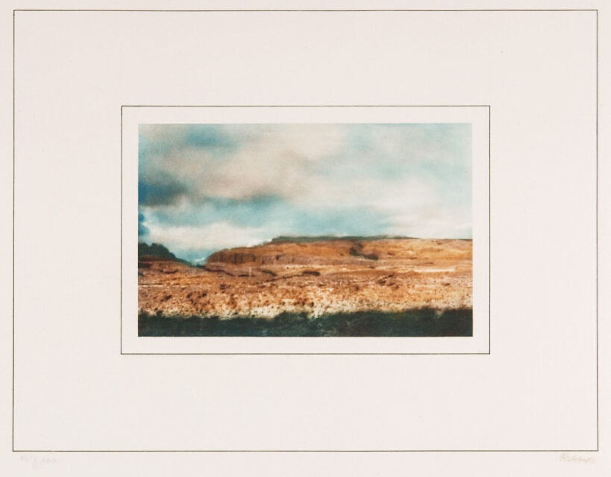 Series of 6 sheets: Canary landscapes I. by Gerhard Richter