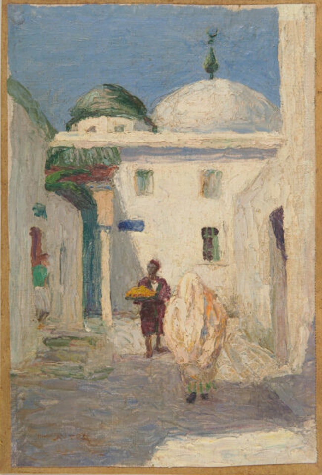Mosque in Tunis. by Gabriele Münter