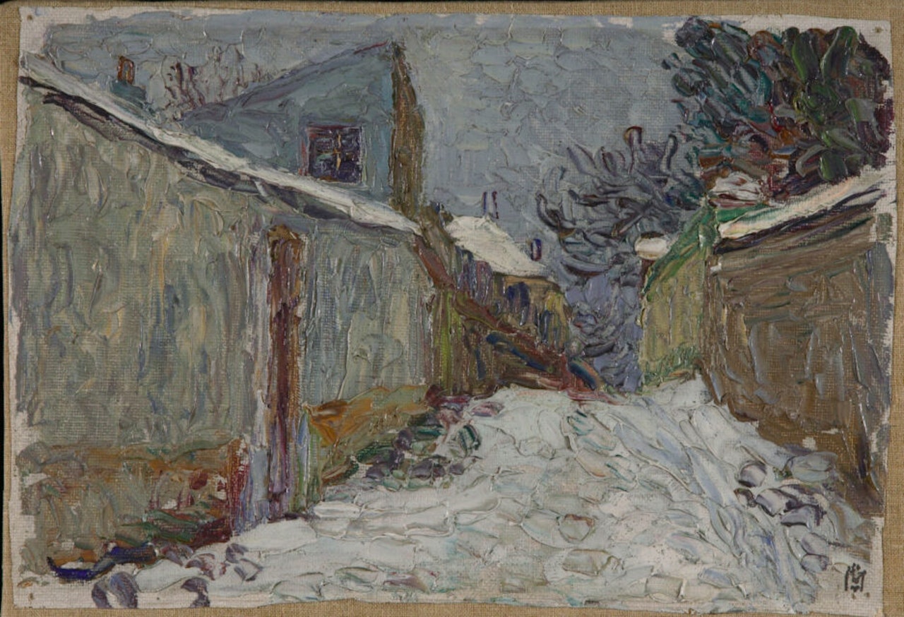 “Alley in Sèvres”. by Gabriele Münter