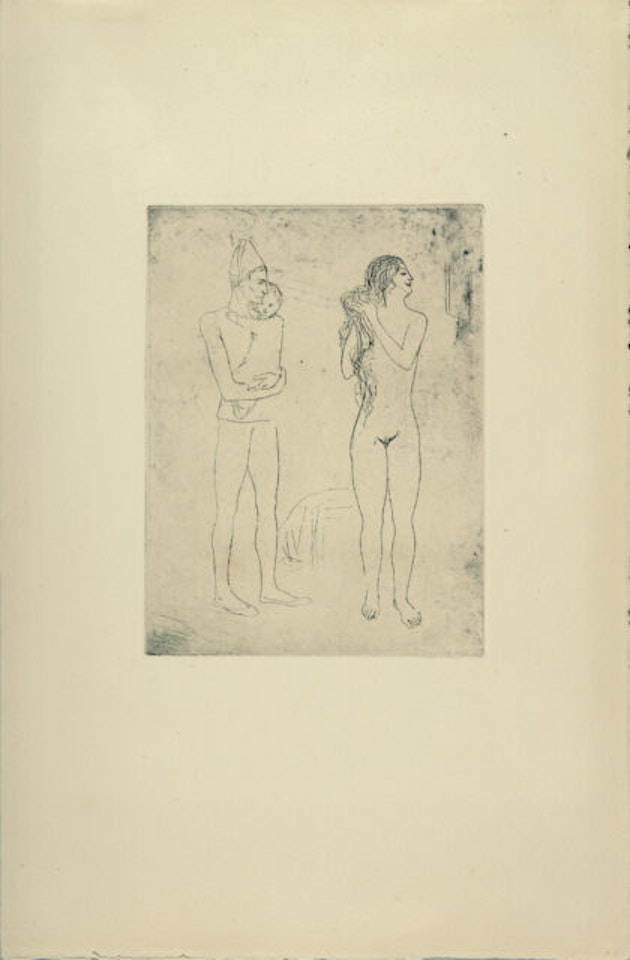 La toilette de la mère. by Pablo Picasso