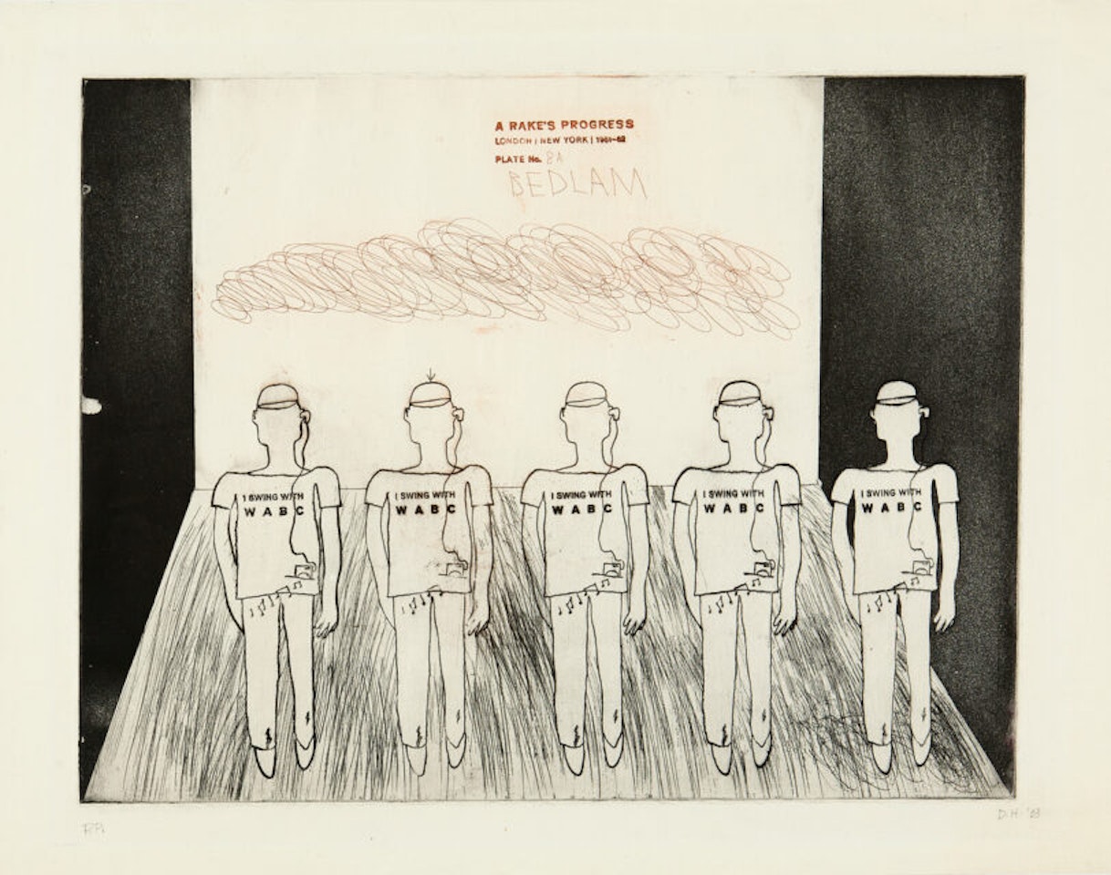 Bedlam. by David Hockney