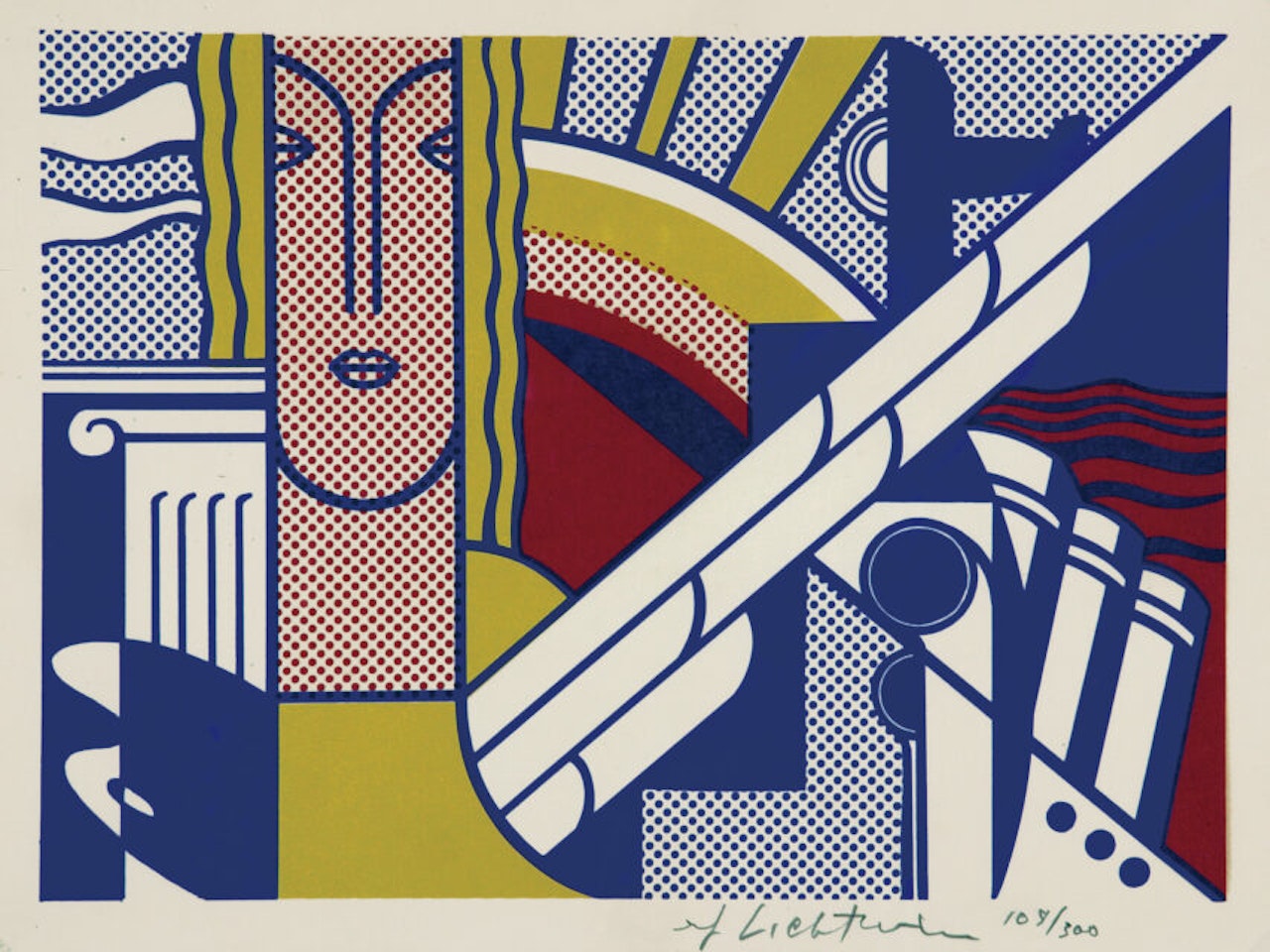 Modern art posters. by Roy Lichtenstein