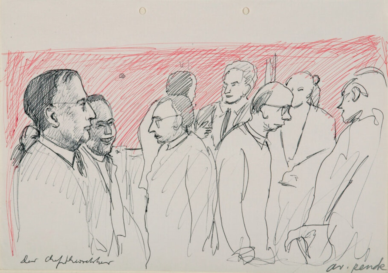 “The Chief Theorist” by A.R. Penck