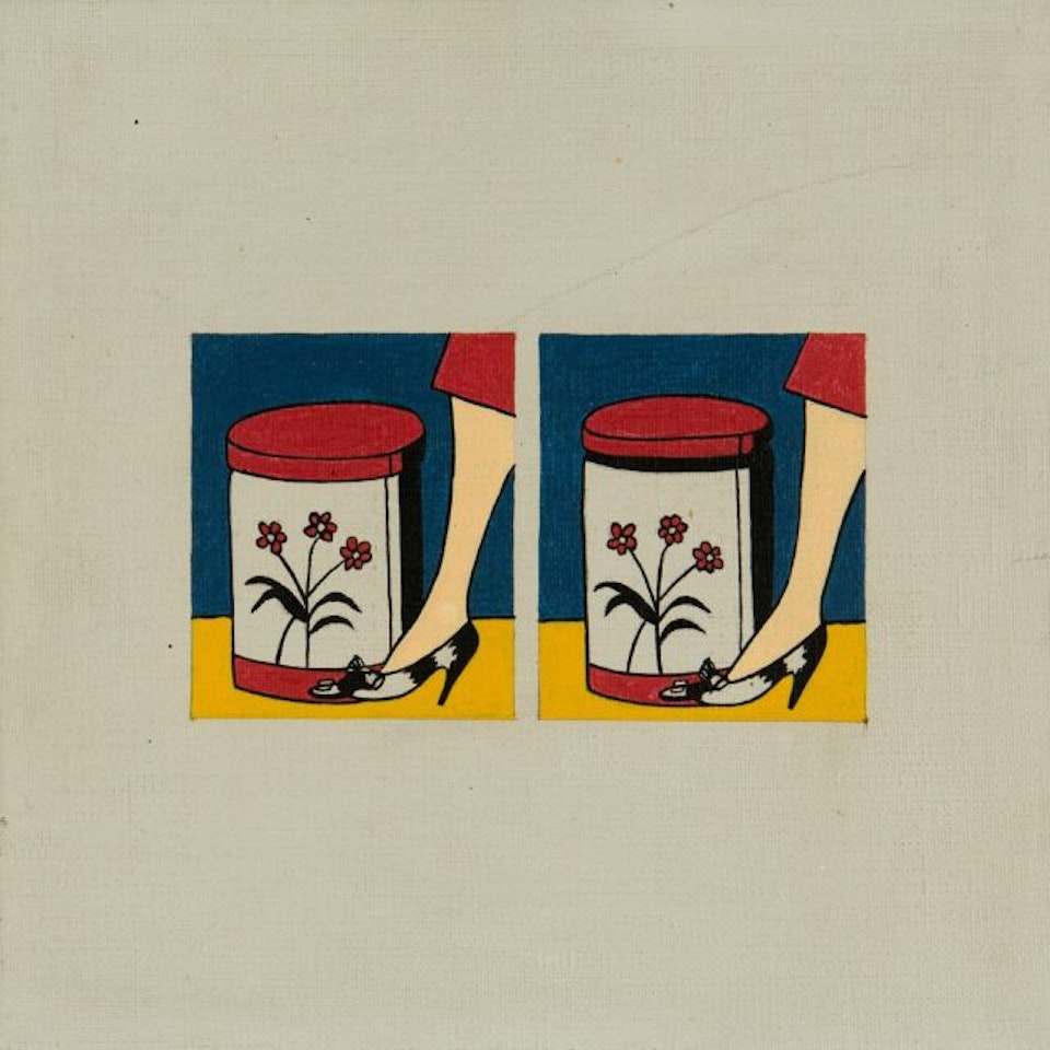 Roy Lichtenstein, Step-on-can with Leg. by Richard Pettibone