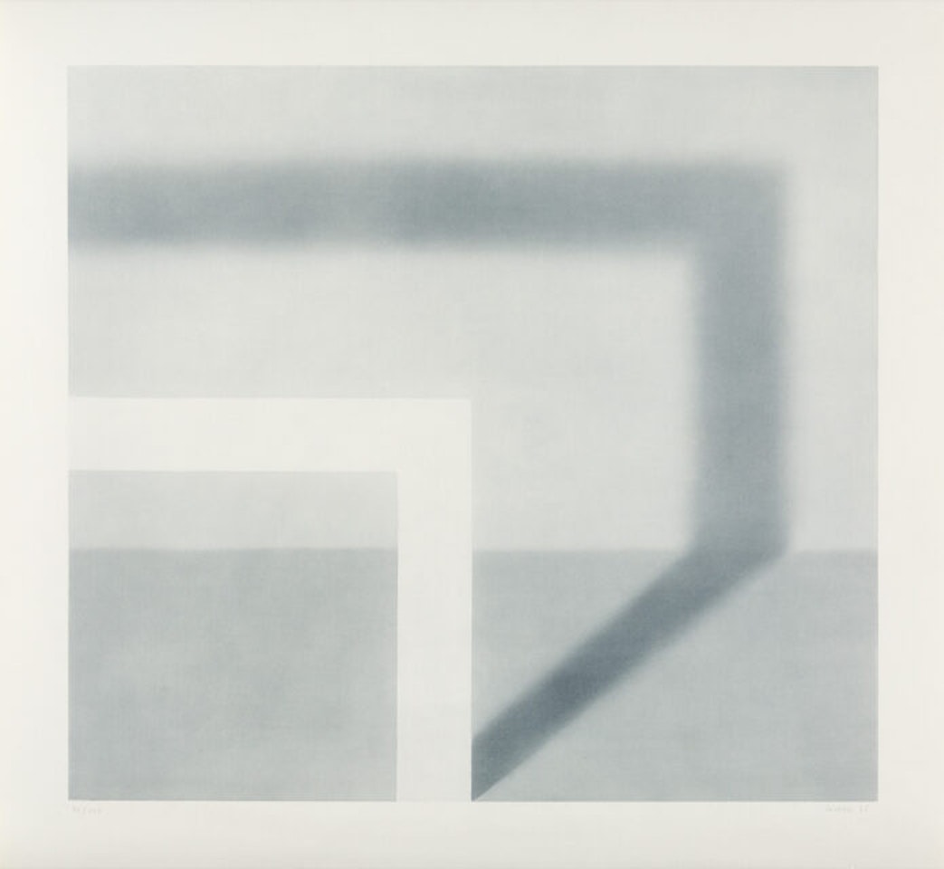 2 sheets: Silhouette I - Silhouette II. by Gerhard Richter