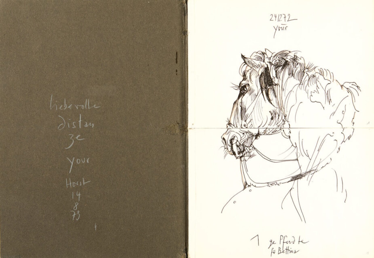 “1 touching story”. by Horst Janssen