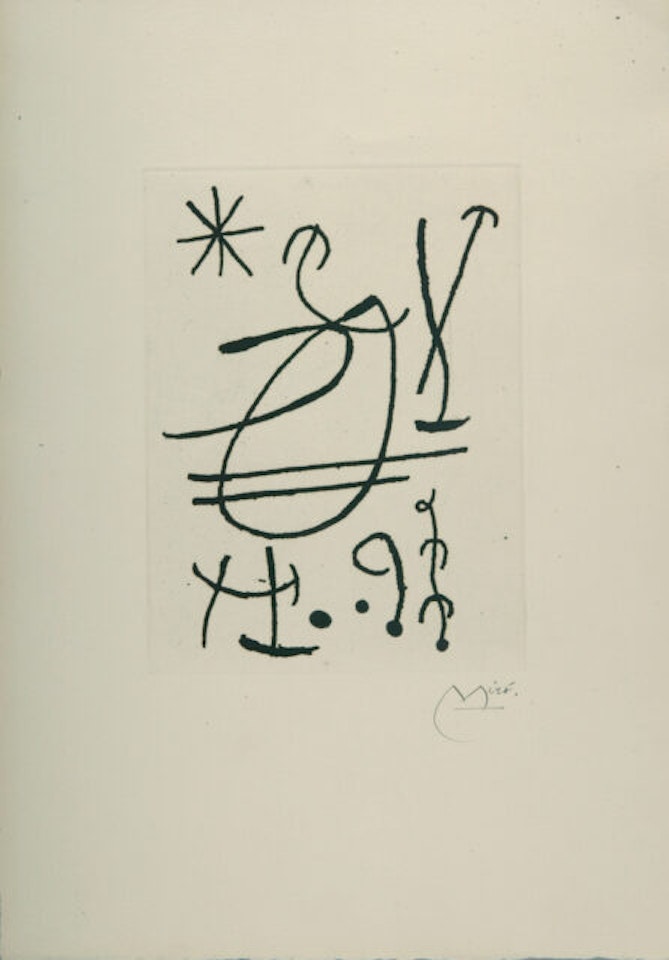 Vingt-Deux Poèmes. by Joan Miró