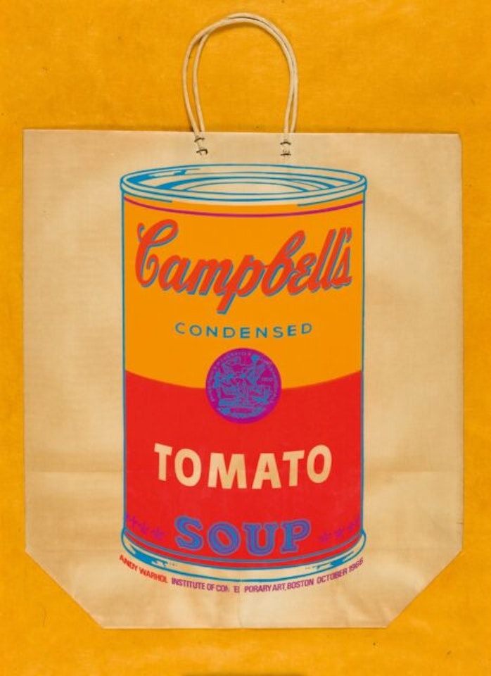 Campbell"s condensed tomato soup. by Andy Warhol