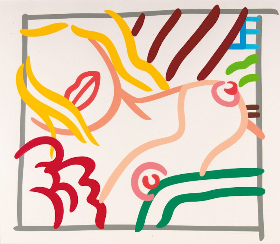 New Bedroom Blonde Doodle. by Tom Wesselmann