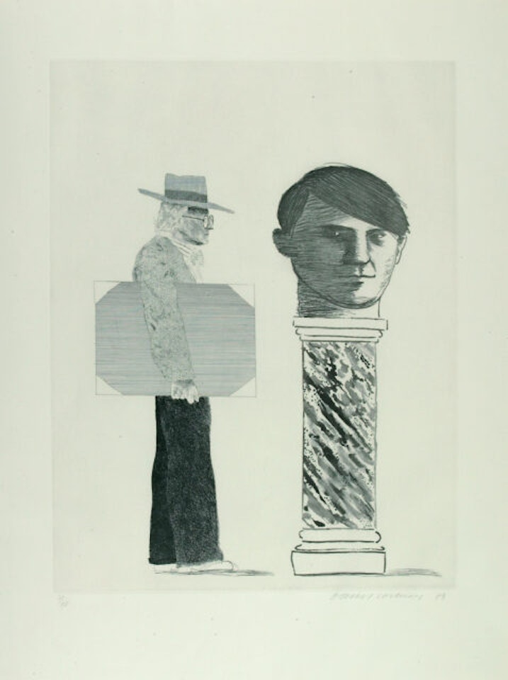 lebt in Bridlington/England by David Hockney