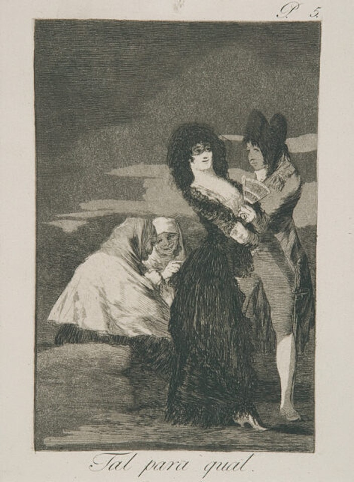 31 sheets the episode: Los Caprichos. by Francisco José de Goya